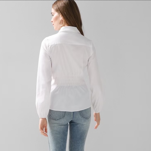 NWT BHWM Grommet Poplin Shirt - Picture 2 of 5